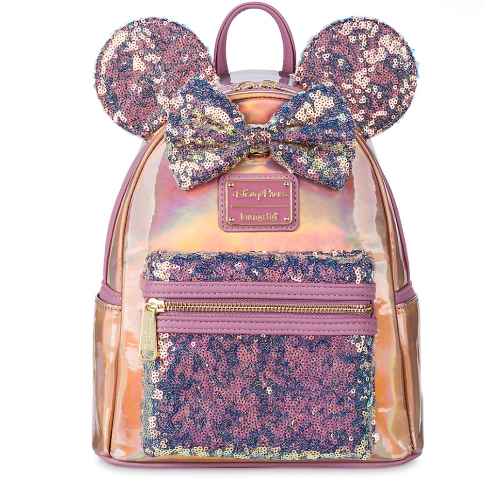 Loungefly Minnie Mouse Earidescent Mini Backpack